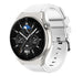 Bracelet silicone Huawei Watch GT 3 Pro 46mm (blanc)