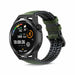 Huawei Watch GT Runner Silicone/Leather Strap (Black/Green)