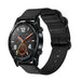 Huawei Watch GT 2 Nylon Schnallenarmband (Schwarz)