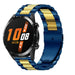 Bracelet acier Huawei Watch GT 2 (bleu/or)