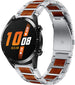 Huawei Watch GT 2 46mm Holz-/Stahlarmband (Silber)