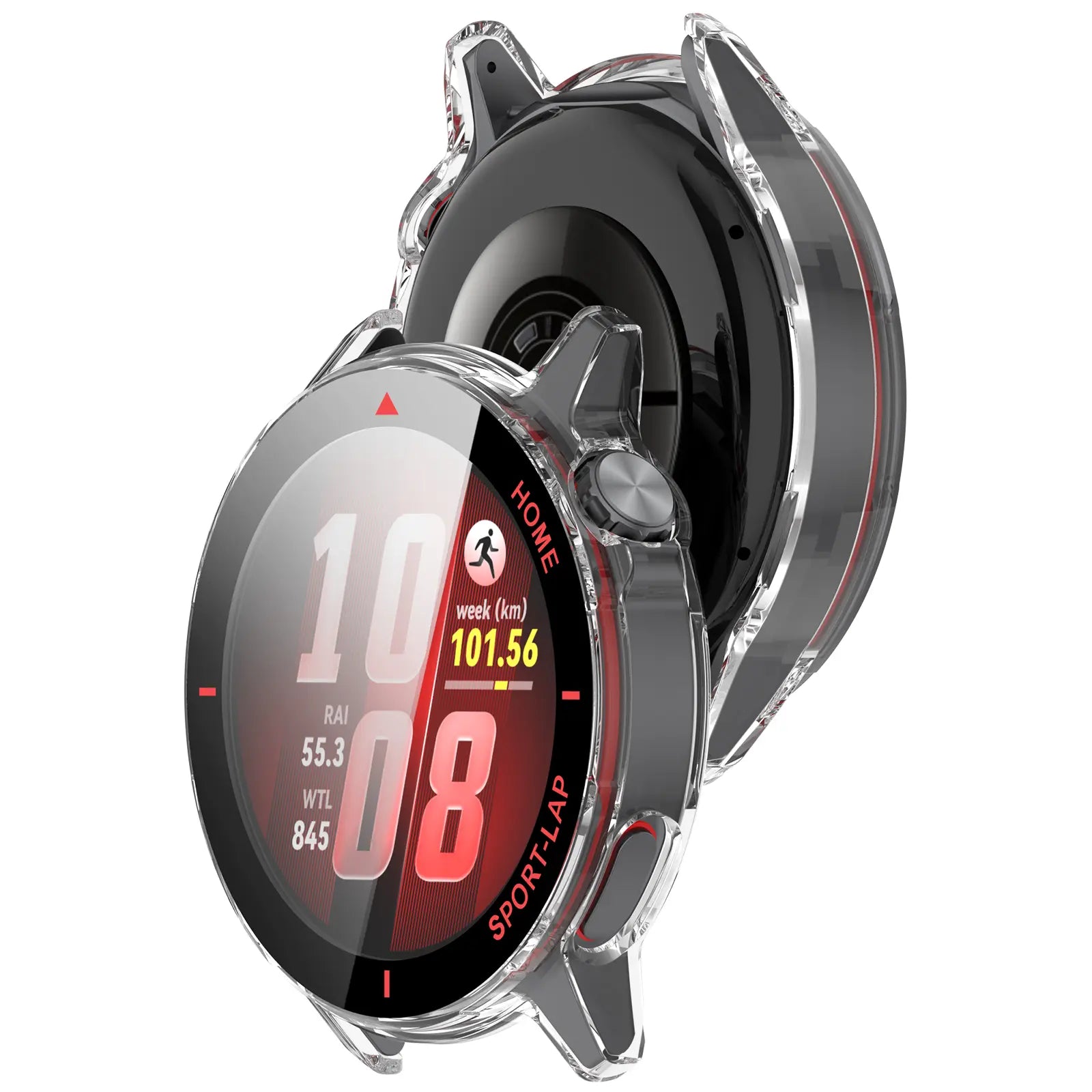 Huawei Watch GT Runner 2 PC Case mit Glas (Rot)
