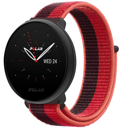 Nylon Strap, on a watch, 3/4 front view