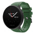 Bracelet silicone twill Polar Ignite 2 (vert armée)