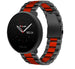 Correa acero Polar Ignite 3 (negro/rojo)