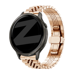 Bandz Bracelet acier 'Jubilee' Garmin Vivoactive 4s (rose or)