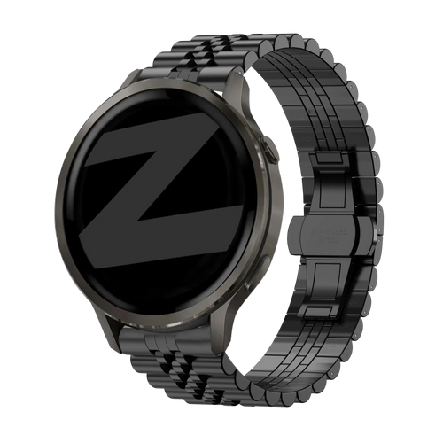 Bandz Garmin Venu 4 - 41mm Steel Strap 'Jubilee' (Black)