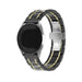 Uhrenarmband 18mm Keramik - Schnellverschluss (Schwarz/Gold)