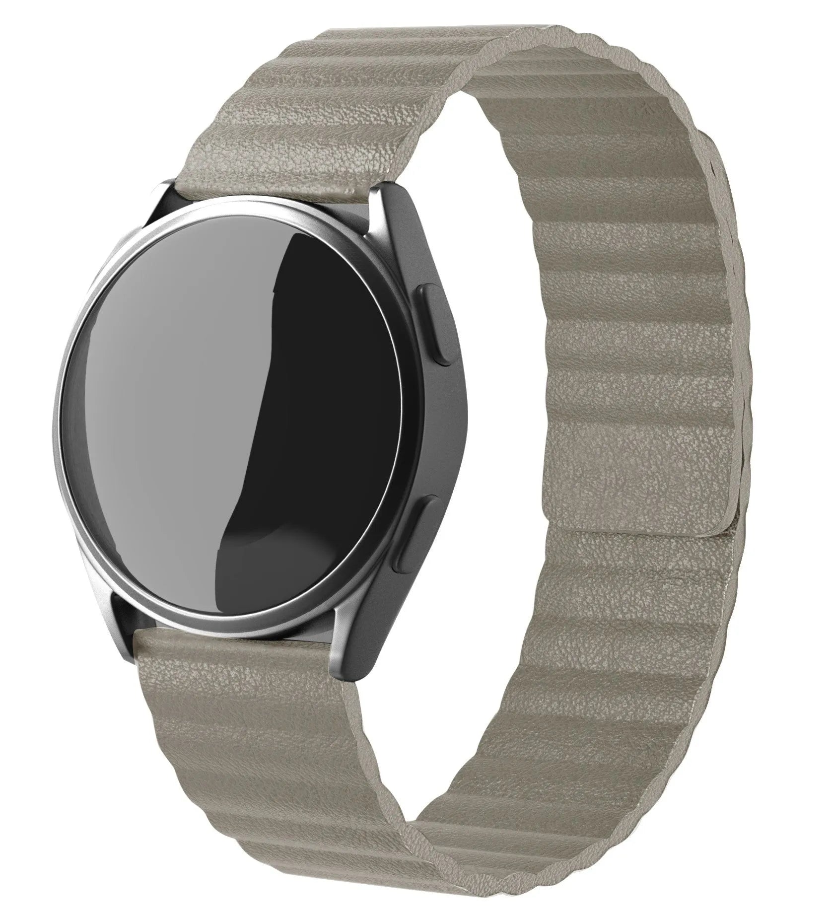 Coros Pace 2 Leather Loop Strap (Khaki)