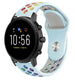 Fossil Gen 5 sport band (lichtblauw kleurrijk)
