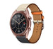 Correa cuero Samsung Galaxy Watch 3 41mm (blanco/azul oscuro)