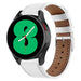 Samsung Galaxy Watch 4 40mm leather Strap (white)