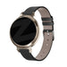 Bandz Garmin Lily 2 klassisches Lederarmband (Schwarz)