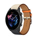 Bracelet cuir Amazfit GTR 3 (Pro) (blanc/bleu foncé)