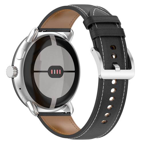 Bracelet cuir Google Pixel Watch 5 - 41mm (noir)