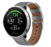 Polar Ignite leren bandje (grijs)