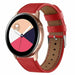 Correa cuero Samsung Galaxy Watch Active (roja)