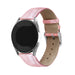 Bracelet cuir motif croco Samsung Galaxy Watch 6 Classic 43mm (rose)