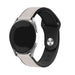 Bracelet cuir hybride Samsung Galaxy Watch 7 - 40mm (blanc)