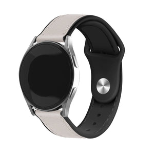 Suunto Run Leder Hybrid -Armband (weiß)