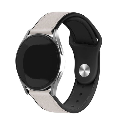 Suunto Run Leder Hybrid -Armband (weiß)