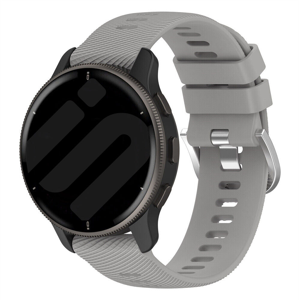 Bracelet silicone Garmin Approach S44 (gris clair)