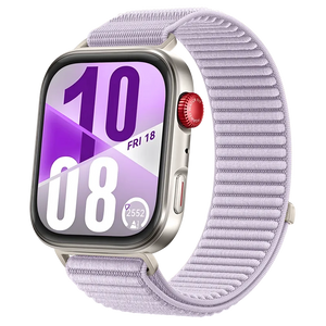 Huawei Watch Fit 3 Nylon Wave Armband (hellpurpur)