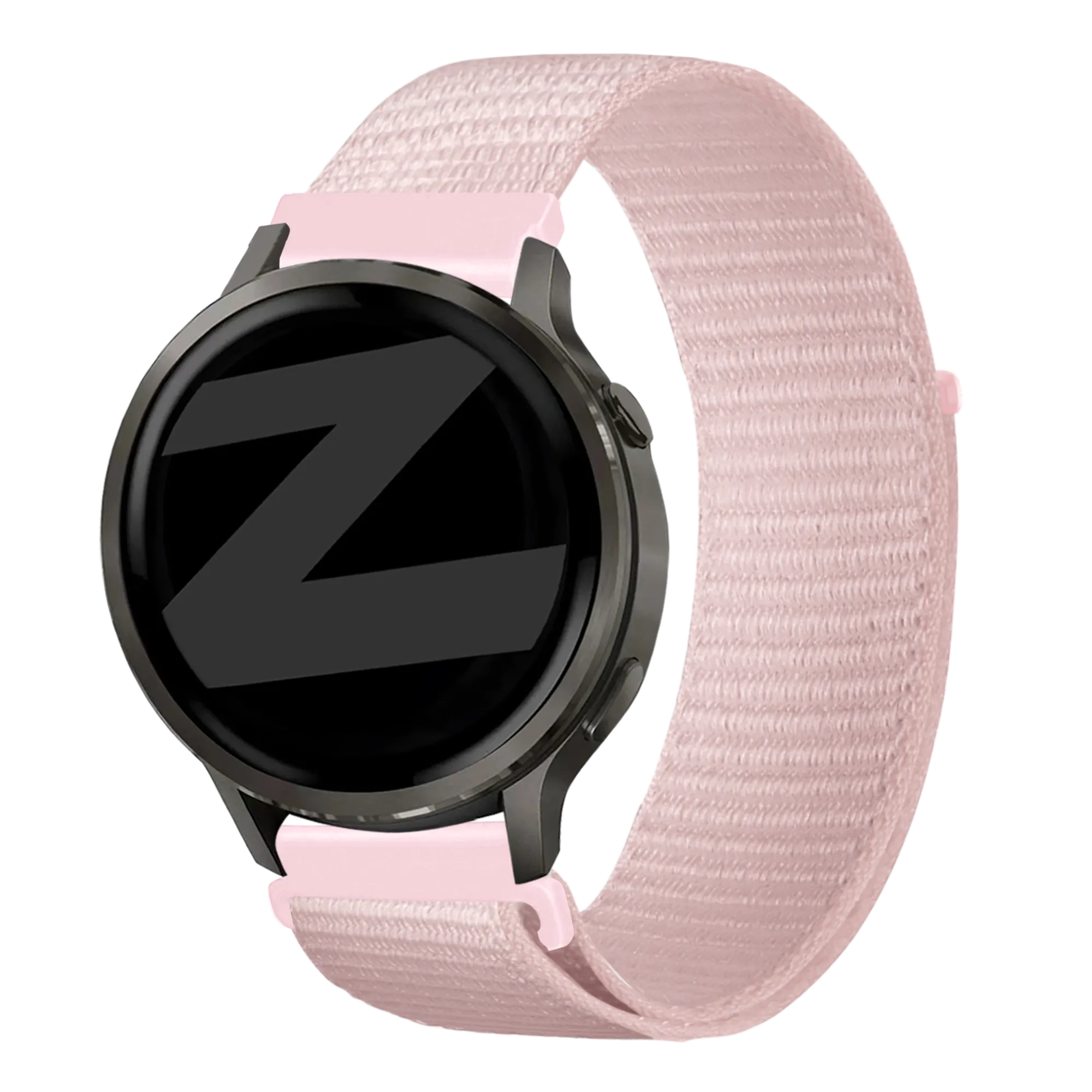Bandz Garmin Forerunner 265s nylon loop band (lichtroze)
