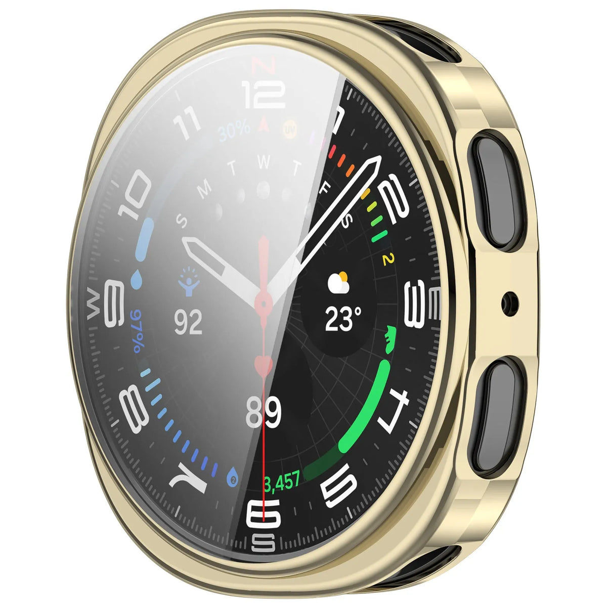 Samsung Galaxy Watch 8 - 40mm / 9 - 40mm TPU case (lichtgoud)