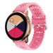 Samsung Galaxy Watch Active gemustertes Silikonarmband (Pink)