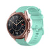 Samsung Galaxy Watch 3 41mm Luxus- Silikonarmband (Aqua)