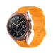Samsung Galaxy Watch 3 41mm Luxus- Silikonarmband (Orange)