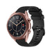 Samsung Galaxy Watch 3 41mm Luxus- Silikonarmband (Schwarz)