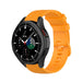 Samsung Galaxy Watch 4 Classic 46mm Luxus-Silikonarmband (Orange)
