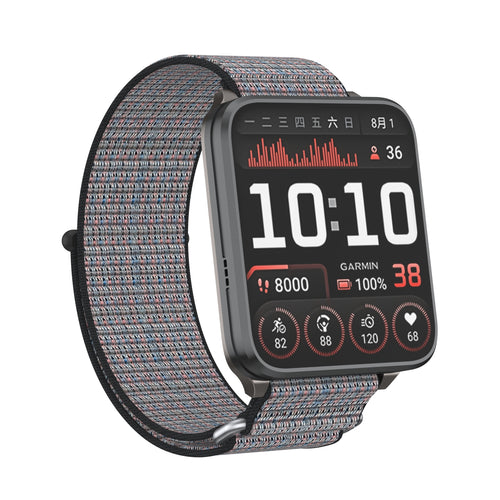 Correa nylon Garmin Venu X1 (grisazul)