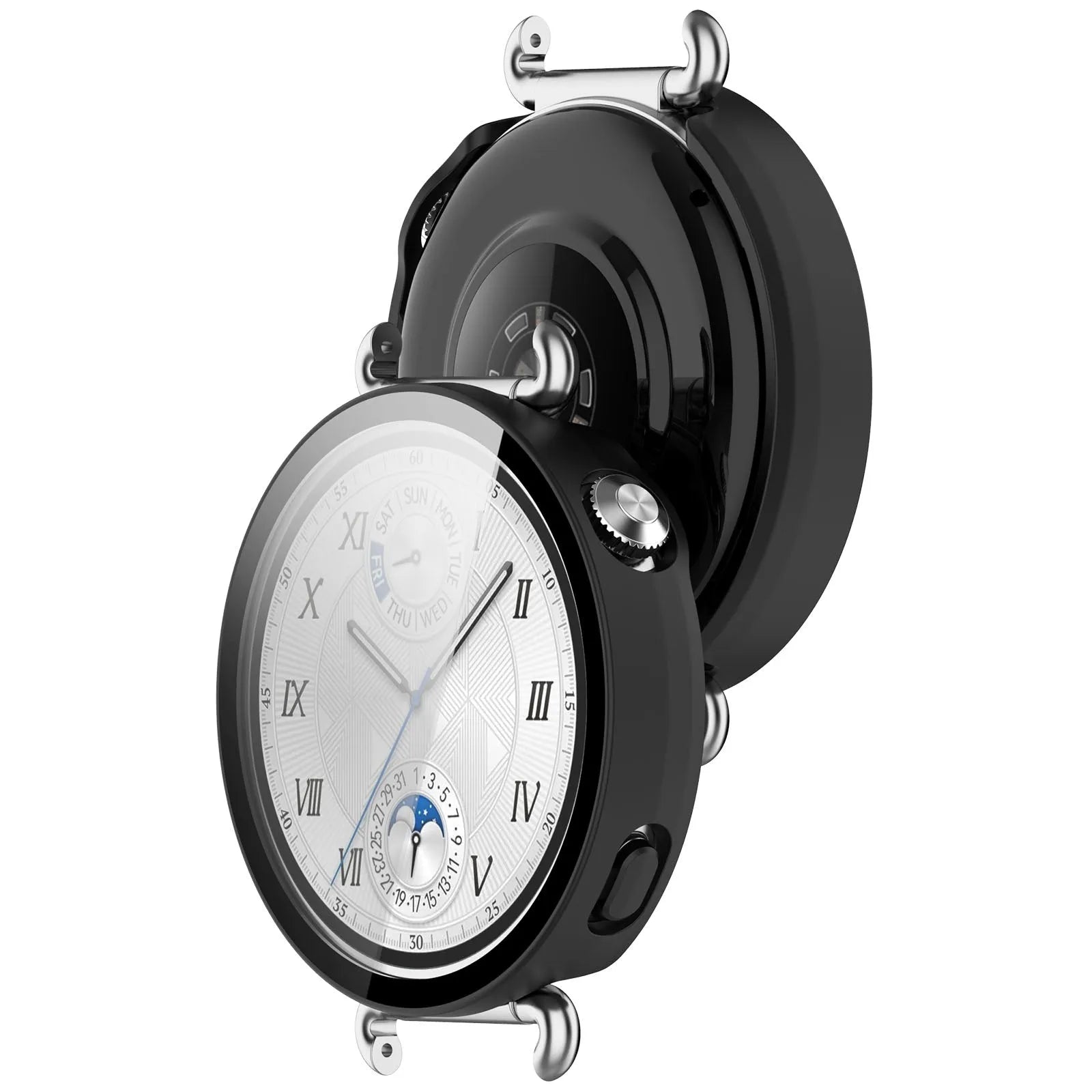 Funda con vidrio PC Huawei Watch GT 6 - 41mm (negro)