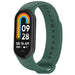 Bracelet silicone Xiaomi Smart Band 8 (vert foncé)