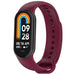 Xiaomi Smart Band 9 Silikonarmband (Weinrot)