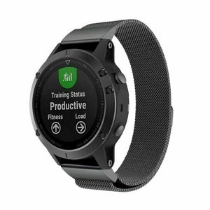 Garmin Descent G1 Milanese Armband (Schwarz)