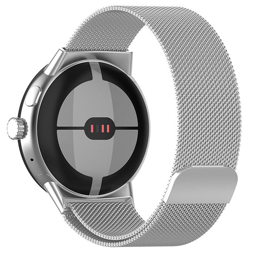 Google Pixel Watch 5 - 41mm Milanese Strap (Silver)