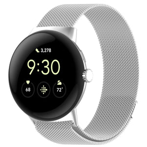 Google Pixel Watch 5 - 41mm Milanese Strap (Silver)