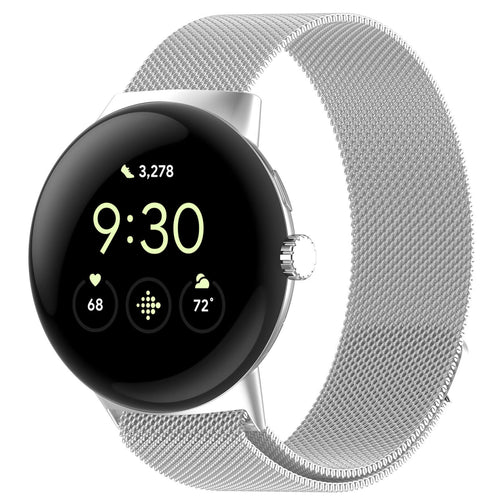 Google Pixel Watch 5 - 41mm Milanese Strap (Silver)