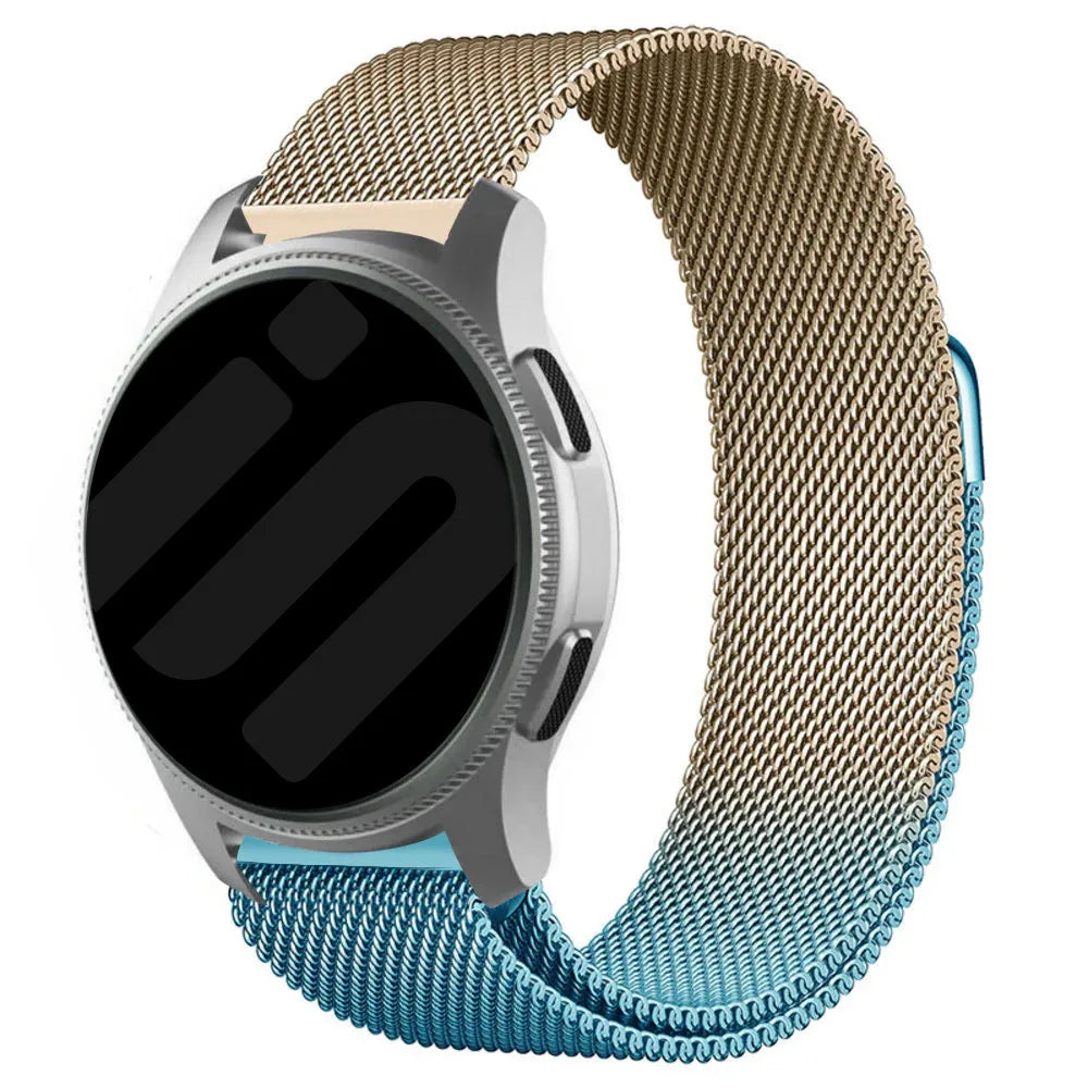 Coros Apex 46mm Milanese Strap (Blue/Gold)