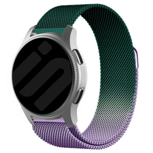 Bracelet milanais Oppo Watch X3 (violet/vert)