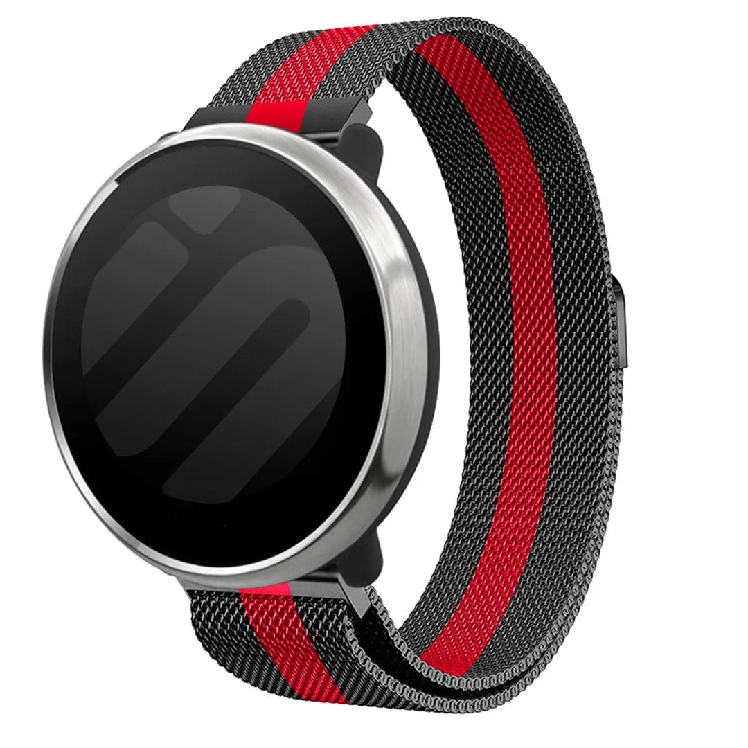Gard Pro Health Smartwatch 2 Milanese Strap (Black/Red)