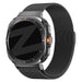 Bandz Samsung Galaxy Watch Ultra Milanese loop band (zwart)