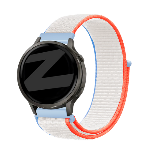 Bandz Bracelet nylon Loop Garmin Forerunner 265s (blanc lait)