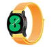 Bracelet nylon Samsung Galaxy Watch 4 40mm (jaune clair)
