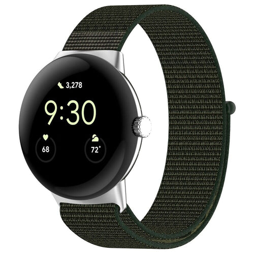 Bracelet nylon Google Pixel Watch 5 - 41mm (vert)