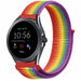 Bracelet nylon Fossil Gen 5e 44mm (arc-en-ciel)